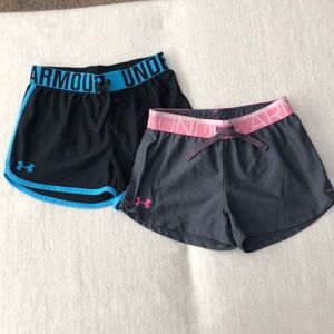 Under Armour girls athletic shorts